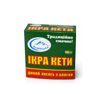 Ікра Кети лососева зерниста 1/г 100 г Камчадал