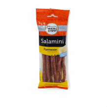 Ковбаски "Salamini Parmesan"с/к в/г 70 г/шт М'ясна Історія