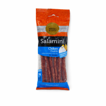 Ковбаски "Salamini Chiken Cheddar"с/к в/г 70 г/шт М'ясна Історія