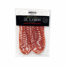 Ковбаса "Де Хамон" с/в в/г нарізка 75 г/шт Імперія Смаку