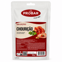Ковбаса "CHOURICAO" (Чорізо) копчена нарізка 100 г/шт Probar