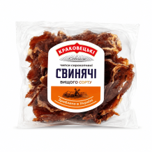 Чіпси "Свинячі" с/к в/г 500 г/шт Краковецькі Ковбаси