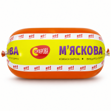 Ковбаса "Суперова М'яскова" вар. в/г п/а кг М'ясо Вита