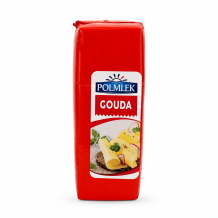 Сир "GOUDA" твердий 45% брус 3 кг ТМ Polmlek