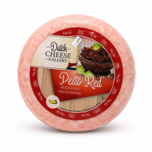 Сир "Red Pesto"коров’ячий зі смаком червоного песто 50%  4,5 кг гол. Dutch Cheese Gallery