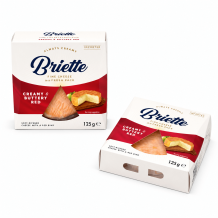 Сир Briette Creamy & Buttery Red 60% 125 г/шт ТМ Kaserei Champignon