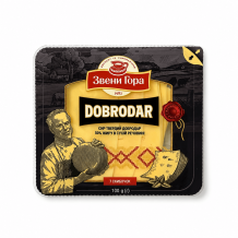 Сир "DOBRODAR" (Добродар) твердий 50% нарізка 100 г/шт ТМ Звени Гора