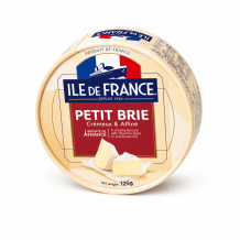 Сир "Petit BRIE" (маленький брі) 125 г/шт ILE DE FRANCE