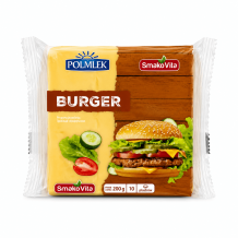 Сир плавлений тостовий зі смаком "BURGER" 100 г/шт ТМ POLMLEK