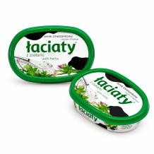 Паста сиркова з зеленню ( laciaty) 135 г/шт ТМ MLEKPOL