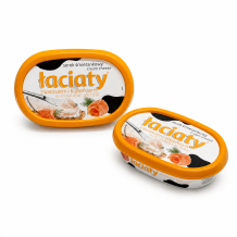 Паста сиркова з лососем ( laciaty) 135 г/шт ТМ MLEKPOL