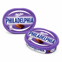 Сир вершковий Philadelphia з шоколадом Milka 150 г