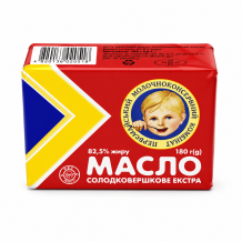 Масло  солодковершкове Екстра 82,5% 180 г ПМК