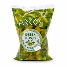 Оливки зелені 900 г/500 г з/к Agros