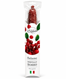 Ковбаса Салямі MIRTILLO ROSSO (з журавлиною) 300 г Salum Capputa