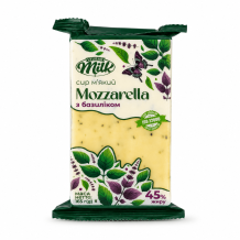 Сир "MOZZARELLA" м'який з базиліком 45% 165 г/шт LYUBAR Milk