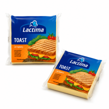 Сир плавлений тостовий "TOAST" 130 г/шт Lactima