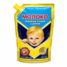 Молоко незбиране ЗГУЩЕНЕ з цукром 1000 г ДСТУ ПМКК