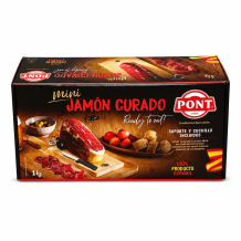 JAMON CURADO Хамон Курадо міні в подарунковій уп 1 кг/шт  Pont
