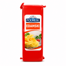 Сир EDAMSKI твердий 45% брус 3 кг ТМ Polmlek