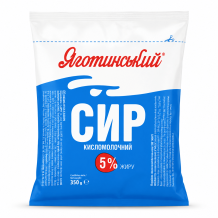 Сир 5% кисломолочний 350 г Яготинський МЗ