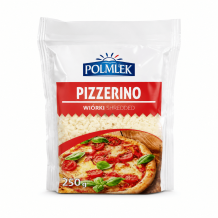 Моцарелла "PIZZERINO" (стружка) 250 г ТМ POLMLEK
