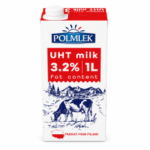 Молоко UCHATE 3,2 % UHT 1000 г Polmlek