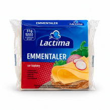 Сир плавлений тостовий "EMMENTALER" 130 г/шт Lactima