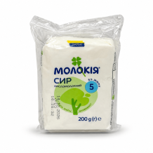 Сир кисломолочний 5% 200 г еколін Молокія