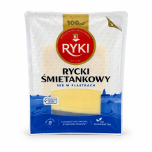 Сир RYСKI SMIETANKOWY нарізка 45% 300 г RYKI