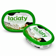 Крем сир з цибулею та зеленою цибулею LACIATY 135 г/шт ТМ MLEKPOL