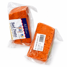 Сир напівтвердий Red Pesto Gouda з додаванням томатів,часнику,орегано та базиліка Нідерланди