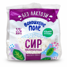 Сир 5% кисломолочний безлактозний 330 г Волошкове Поле