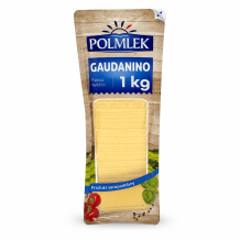 Сир "GAUDANINO" нарізка (слайси) 1000 г ТМ POLMLEK