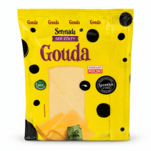 Сир твердий GOUDA Serenada нарізка 135 г Spomlek