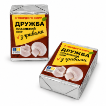 Сир плавлений ДРУЖБА з ГРИБАМИ 35%  75 г/шт ДУБНОМОЛОКО