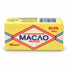 Масло солодковершкове Екстра ЕЛІТНЕ  82% 180 г ДСТУ ГРАНД-МОЛПРОДУКТ