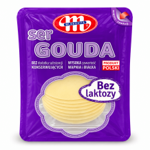 Сир твердий без лактози GOUDA  нарізка 150 г MLEKOVITA