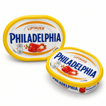 Сир вершковий Philadelphia  паприка (LIPTAUER) 175 г Mondelinez International